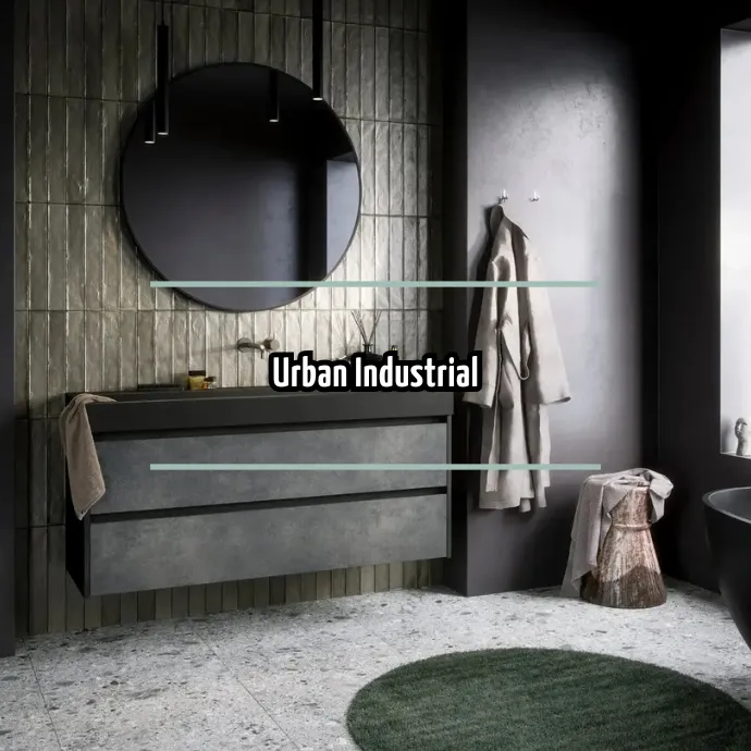 Urban Industrial badkamer