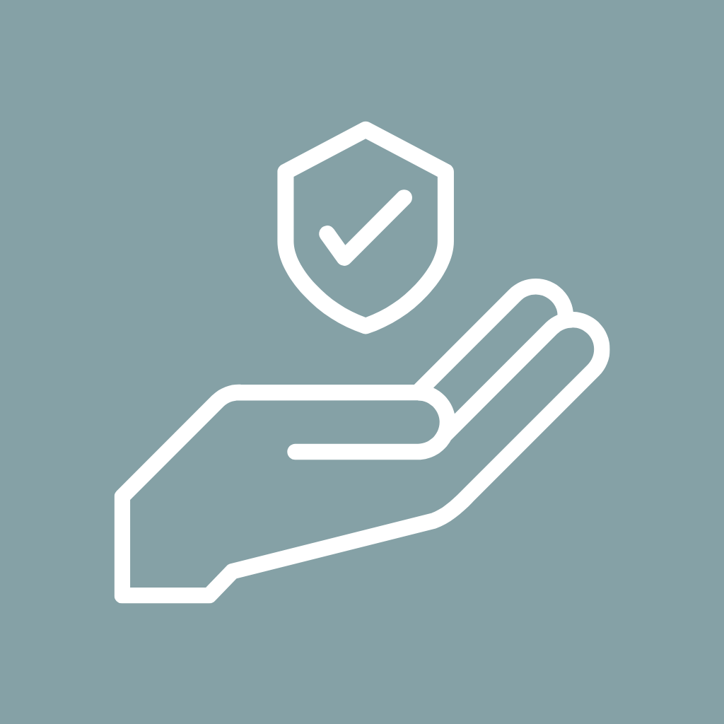 Zekerheid icoon groen